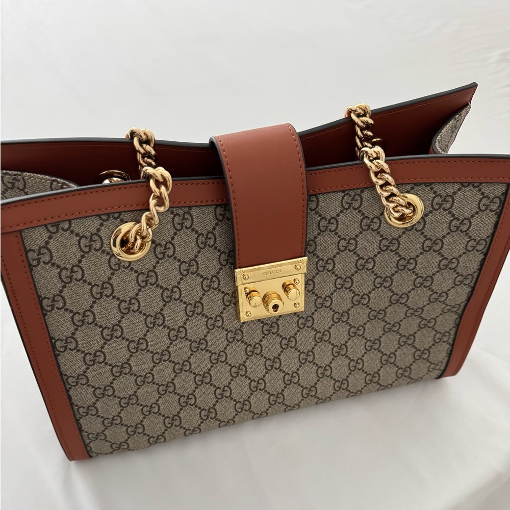 Gucci Brown and Gold Women's Bag